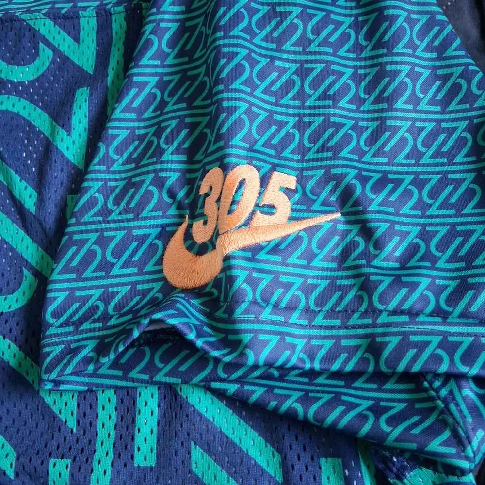NWT Nike Miami 305 Dade County 72 Dolphins Mesh Practice Crop Jersey Mens 2XL